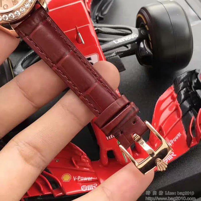ROLEX勞力士 最新上市 Rolex淑女系列 珍珠貝母錶盤 環繞璀璨鑽石 進口6t51機芯 深度防水 女士腕表  wssb4501